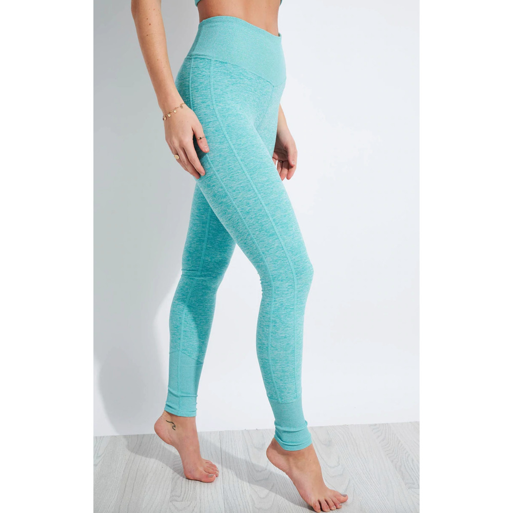 Alo Yoga High Waisted Alosoft Lounge Legging - Blue Quartz Heather Size Medium